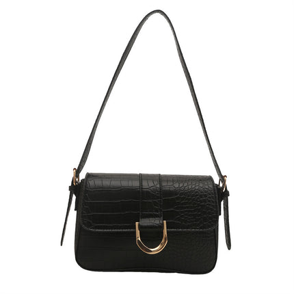 Advanced Texture Underarm Retro Style Fashionable Vachette Clasp Women's Shoulder Bag