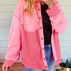 Peach Blossom / S / 90%Polyester+7%Acrylic+3%Elastane