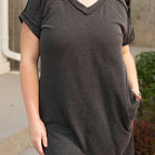 Carbon Grey / 1X / 75%Polyester+20%Viscose+5%Elastane