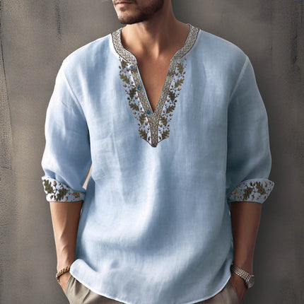 European And American 3D Digital Thermal Transfer Short Sleeve Shirt
