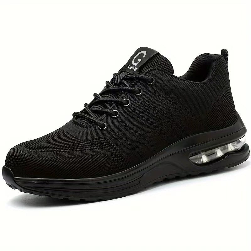 Anti-smashing And Anti-penetration Lightweight Fashion Sports Mesh Safety Shoes
