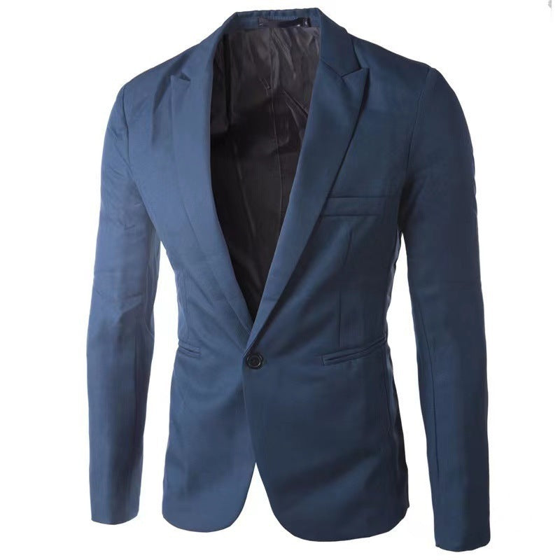 Fashion Men's Casual Single-breasted Small Suit