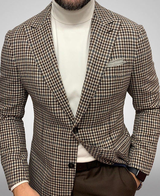 Men's Two-button Large Pocket Suit Jacket