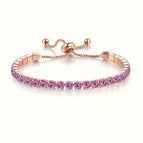 Purple Diamond Rose Gold