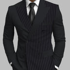 KSPXF56 Black Buttons Split / 4XL