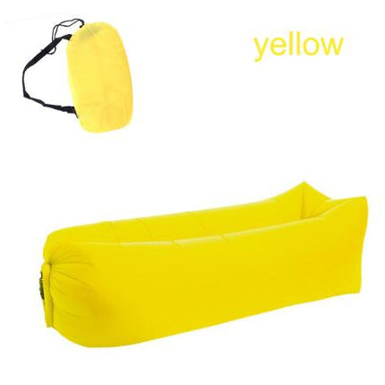 Outdoor Air Sofa Fast Inflatable Laybag Hangout Lounger Beach Air Bed Folding Sleeping Bag Lazy Sofa Lazy Air Sofa