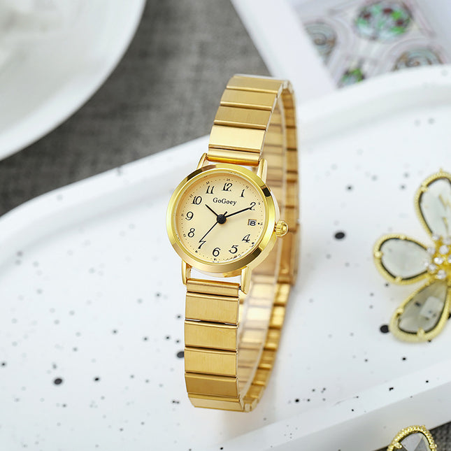 Fashion Steel Belt Quartz Women's Watch