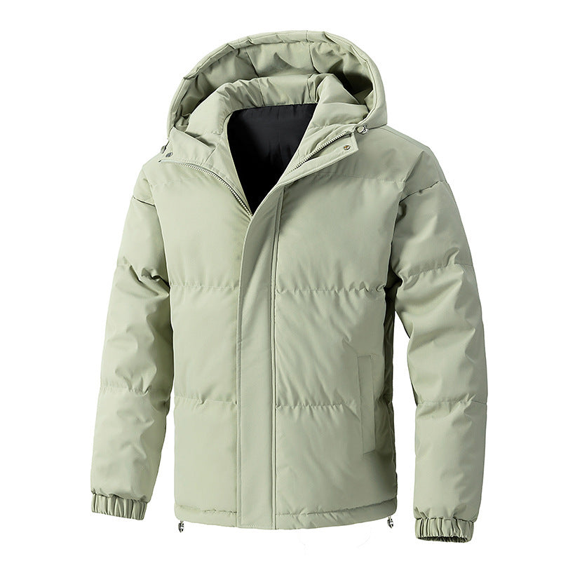 Winter Loose Hooded Cotton-padded Jacket Thickened Coat For Men