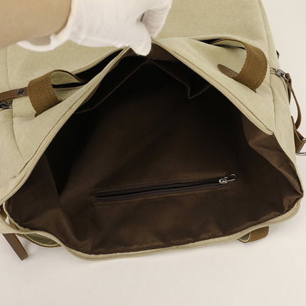 Large Capacity Fashion Casual All-match Retro Canvas Bag For Women