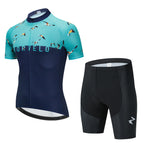 Short light blue and dark blue / 2XL