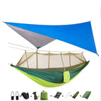 260x140cm BlueE with canopy