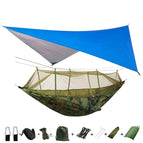 260x140cm BlueF with canopy
