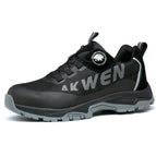 Black safety shoes with knobs / 36