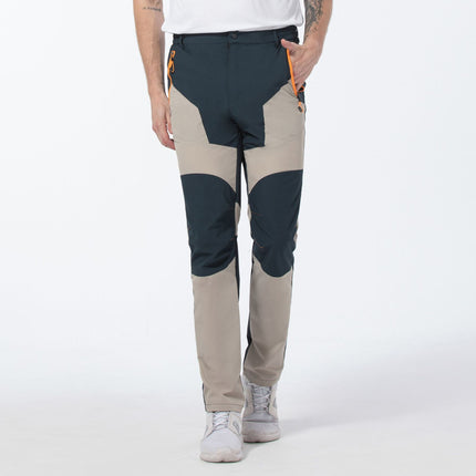 Spring And Summer New Outdoor Quick-dry Pants Stretch Cycling Pants Waterproof Tactical Pants Color Matching Men's Climbing Pants In Stock Cross-border