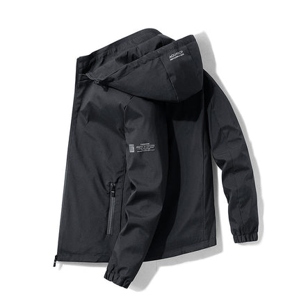 Youth Handsome Fleece-lined Thick Jacket Men
