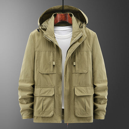 Men's Fashion Casual Loose Outdoor Shell Jacket