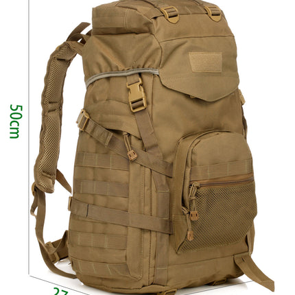 60L Camouflage Backpack For Camping  Hiking  Travel  And Cycling