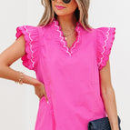 Bright Pink / S / 100%Cotton