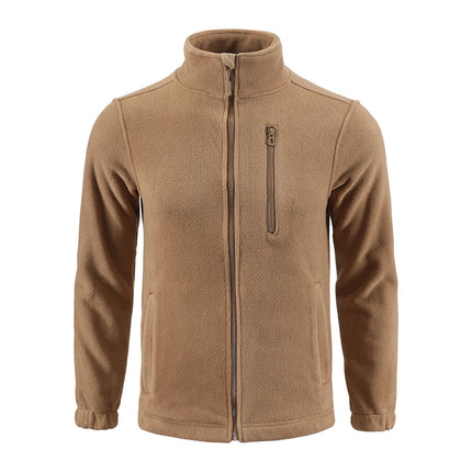 Camouflage Fleece Double-sided Polar Fleece Cardigan