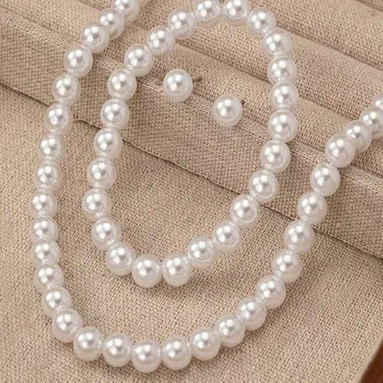 Light-luxury Fashionable Three-piece Set Necklace Bracelet And Earrings