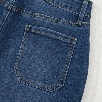 Ashleigh Blue Cropped High Rise Wide Leg Jeans