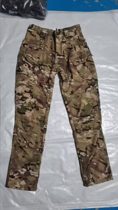 Mens Fleece-Lined Waterproof Tactical Pants For Winter Warmth And Protection