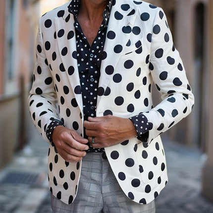 Men's Two-button Large Pocket Suit Jacket
