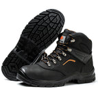 Leather high top shoes / 36