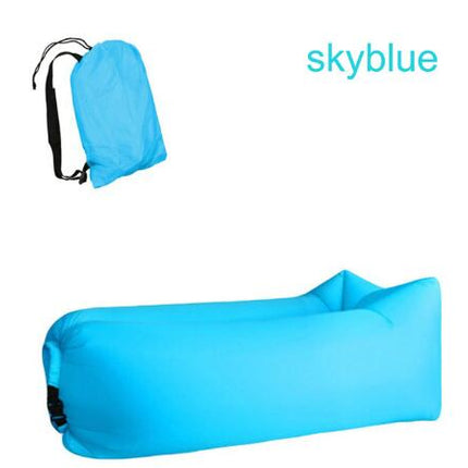 Outdoor Air Sofa Fast Inflatable Laybag Hangout Lounger Beach Air Bed Folding Sleeping Bag Lazy Sofa Lazy Air Sofa