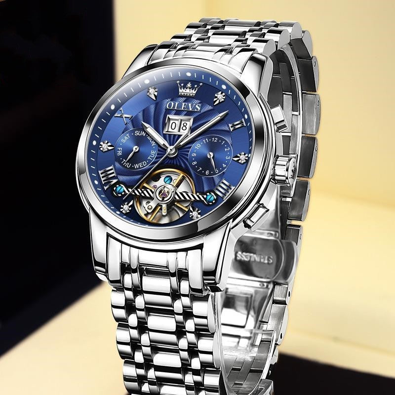 Automatic Mechanical Watch Business Multifunction Men