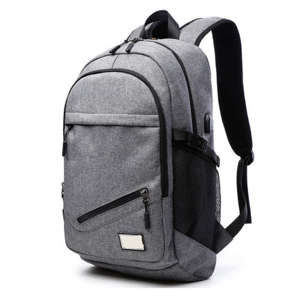 Anti-Theft USB Laptop Backpack With Shoulder Straps