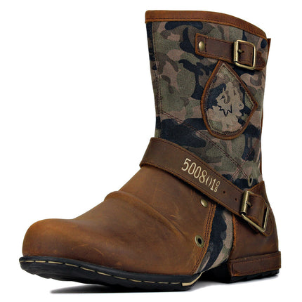 Mid-High Tube Men's Cowboy Boot