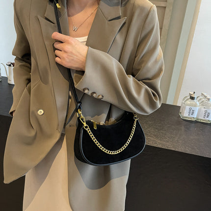 Minority Simple Frosted Small Square Sense Crossbody Shoulder Bag