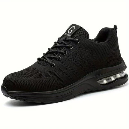 Anti-smashing And Anti-penetration Lightweight Fashion Sports Mesh Safety Shoes