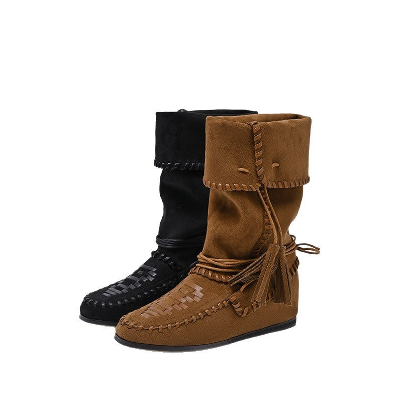 Slimming Sense Of Relaxation Western Cowboy Boot