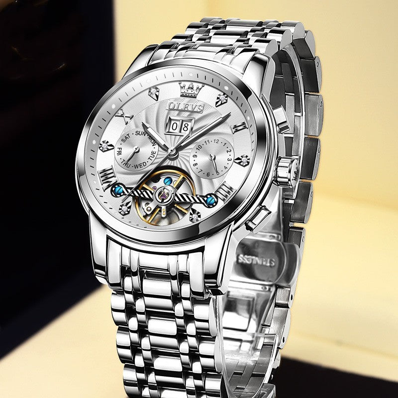 Automatic Mechanical Watch Business Multifunction Men