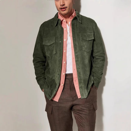 Noah Suede Shirt Jacket Men's Coat