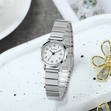 Fashion Steel Belt Quartz Women's Watch