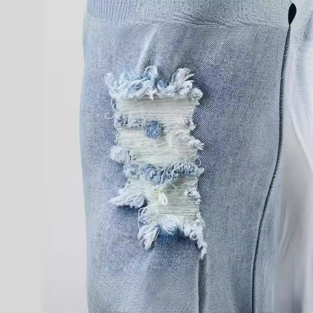 Fashion Wash Jeans Men's Ripped