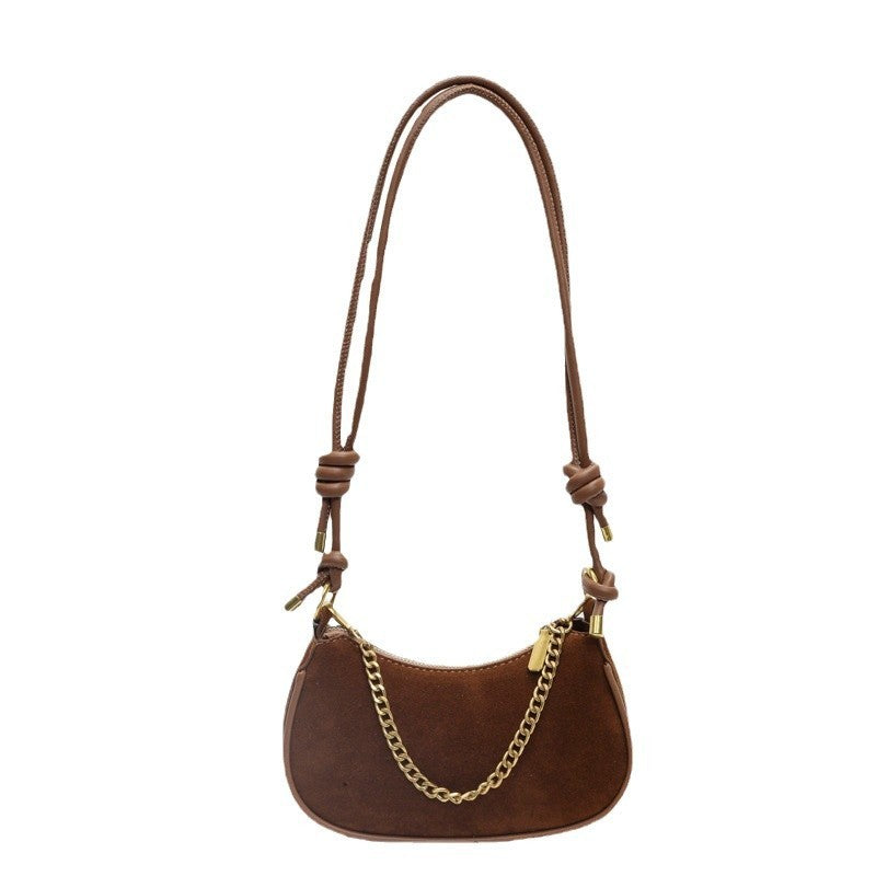 Minority Simple Frosted Small Square Sense Crossbody Shoulder Bag
