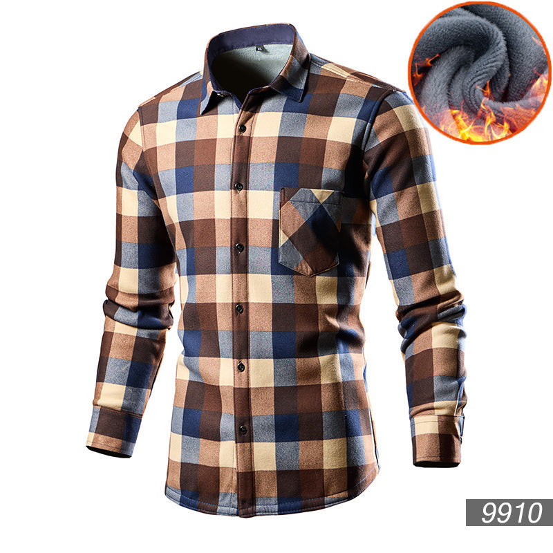 Men's Trendy Fleece-lined Thick Warm Trendy Shirt