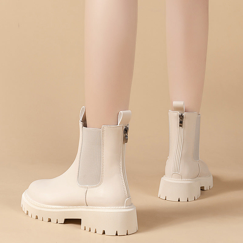 Summer Thin Platform Smoke Pipe Boots Martin