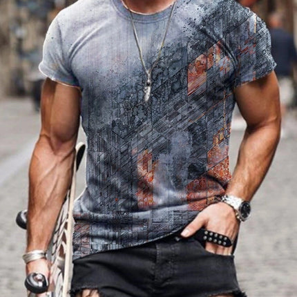 Men's Printed Short-sleeved T-shirt