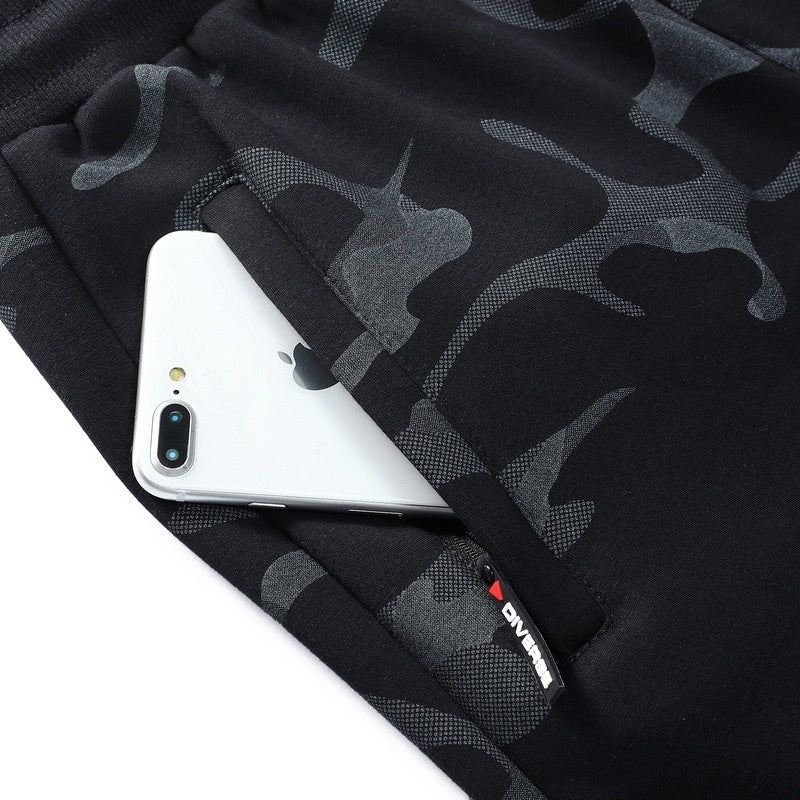 Men's Autumn Winter Cotton Casual Plus-sized Ankle Banded Pants