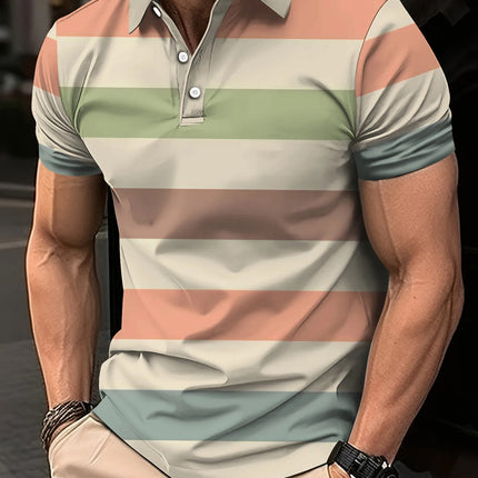 Fashion Digital Printing Men's Business Casual Top