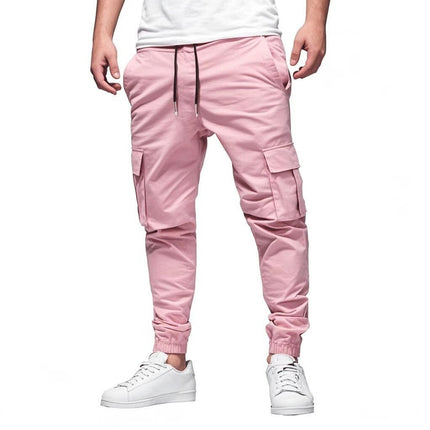 Men's Multi-pocket Drawstring Leisure Japanese Overalls