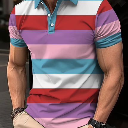 Fashion Digital Printing Men's Business Casual Top