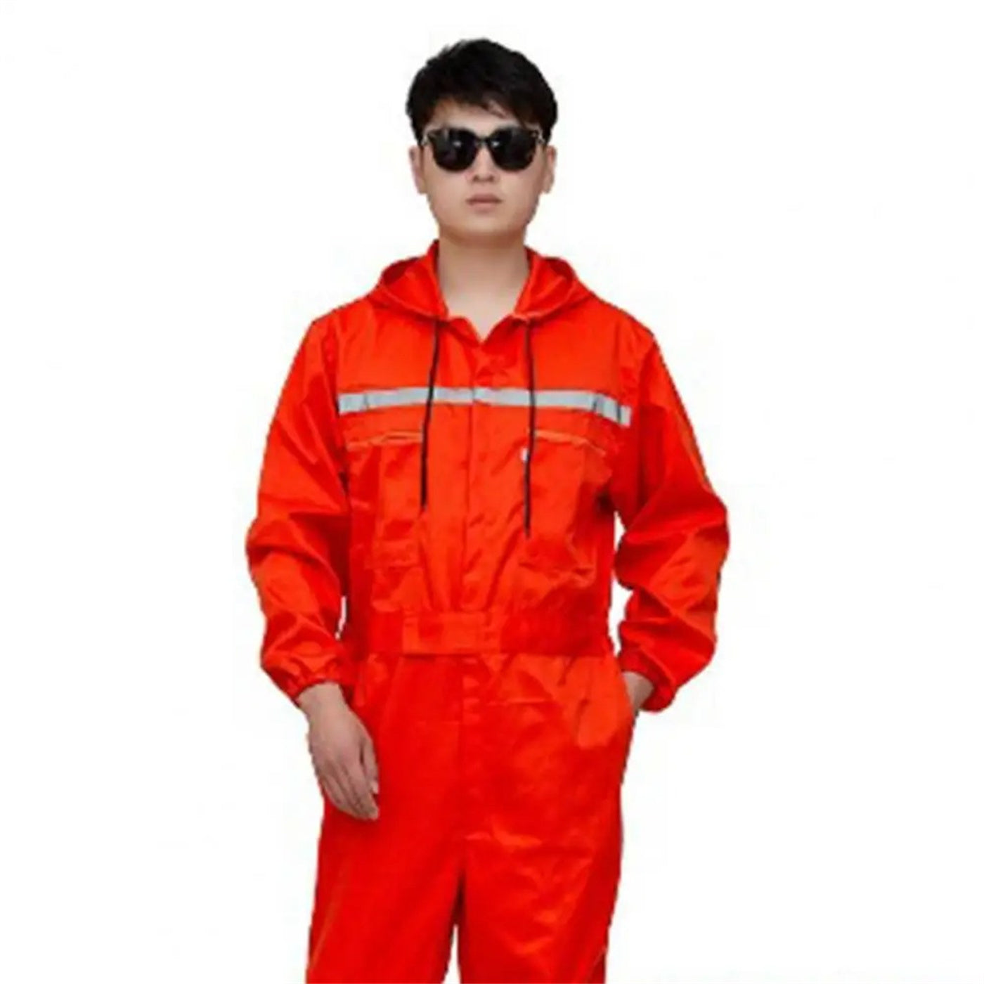 Men's One-piece Hooded Work Suit