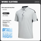 Silver Gray And Navy Blue / 3XL