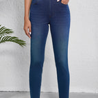 Ashleigh Blue / S / 47%Polyester+42%Cotton+11%Elastane